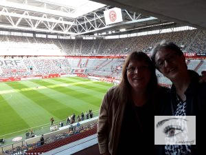 Im Stadion beim Bürgermeister