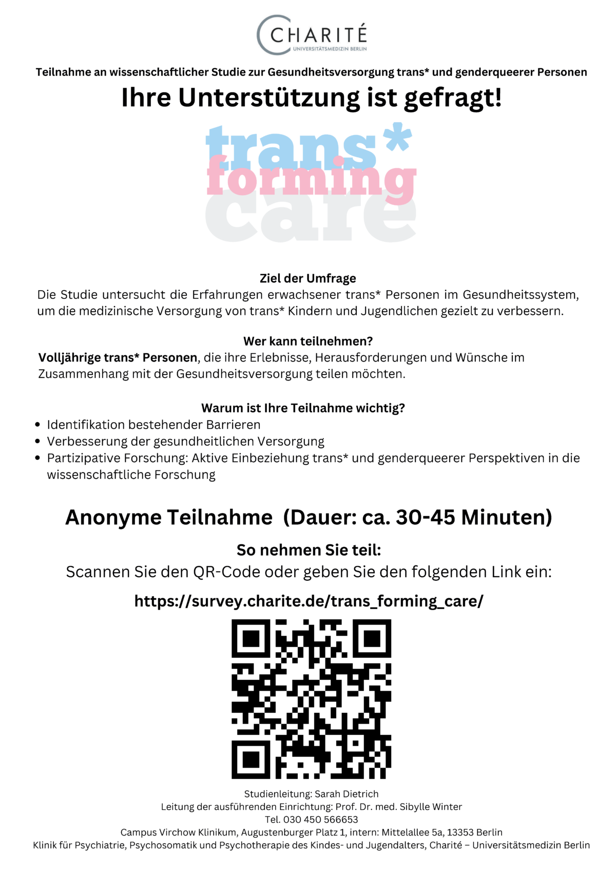 Trans*forming Care – Charité Berlin
